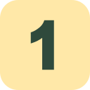 one